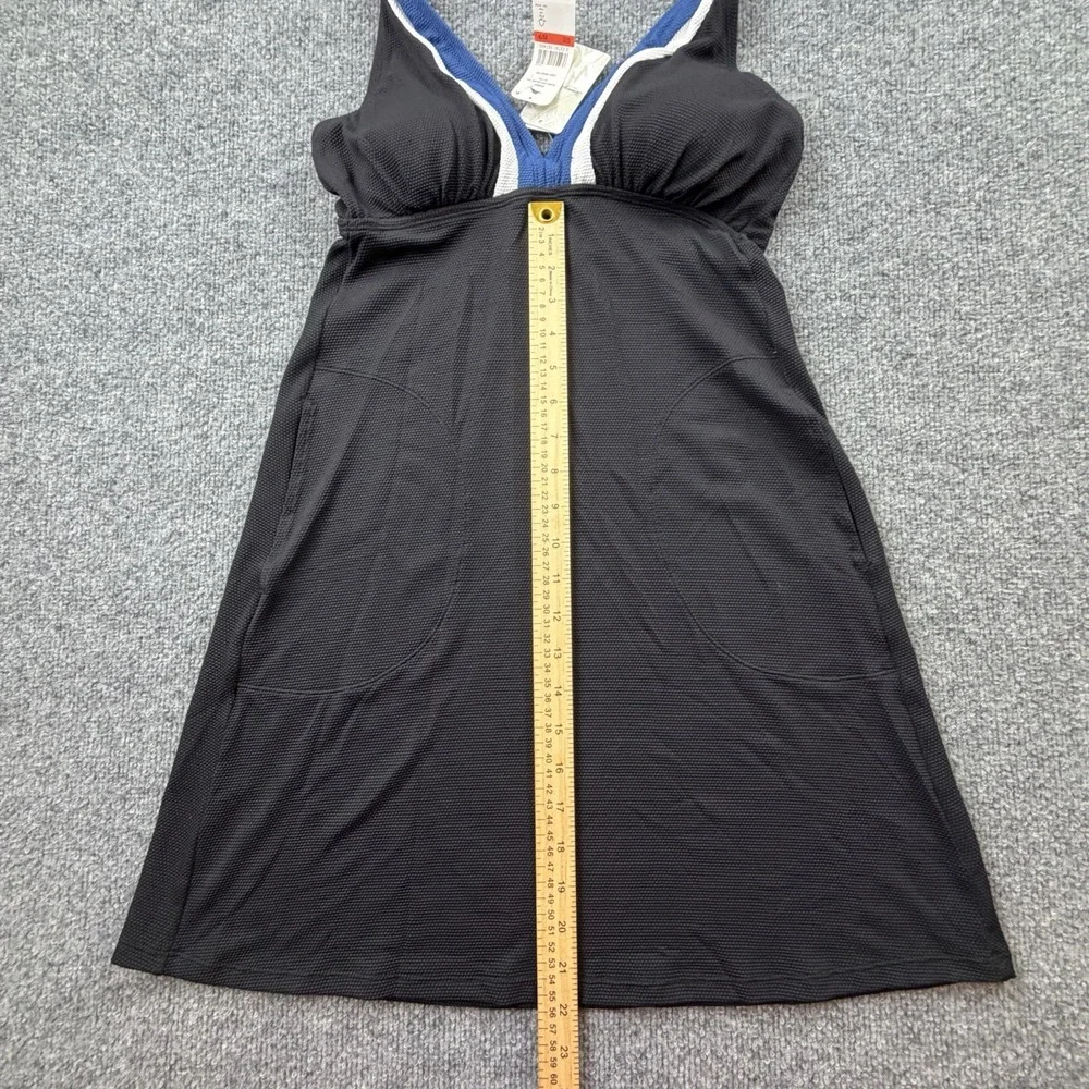 Tommy Bahama Halter‎ Swim Dress Black Blue XS NWT Tummy Control
